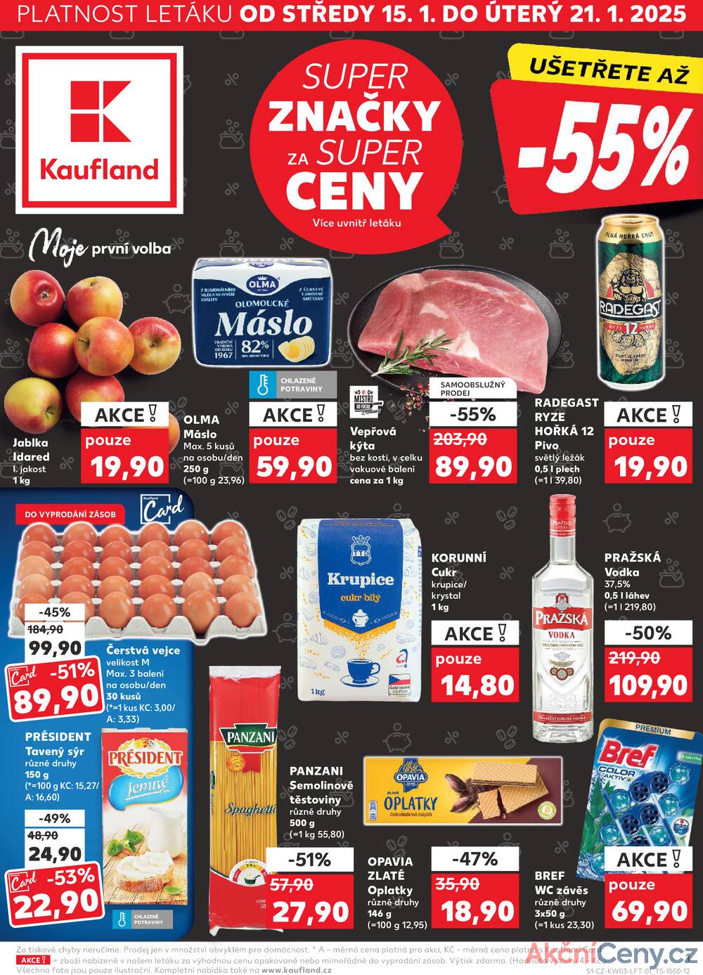 Leták Kaufland - Kaufland 15.1. - 21.1. - Kaufland - Louny - strana 1