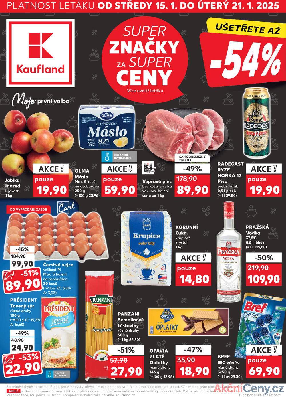 Leták Kaufland - Kaufland 15.1. - 21.1. - Kaufland - Mladá Boleslav - strana 1