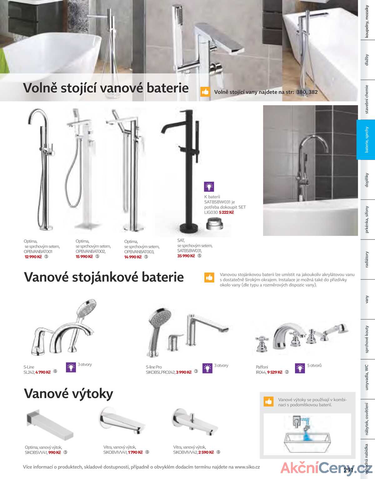 Siko katalog koupelen 2024/2025 strana 291