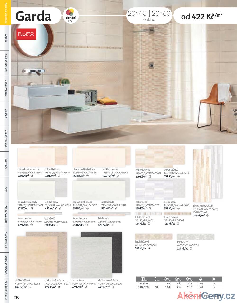 Leták Siko koupelny
platný do 31.12.2025 - strana 110