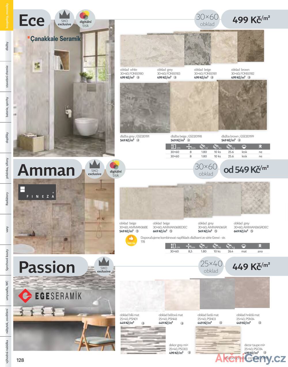 Leták Siko koupelny
platný do 31.12.2025 - strana 128