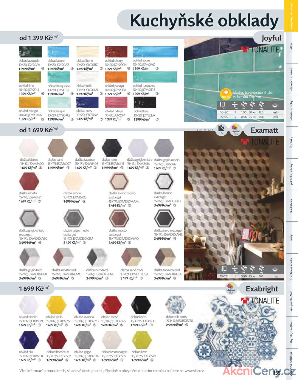 Leták Siko koupelny
platný do 31.12.2025 - strana 155