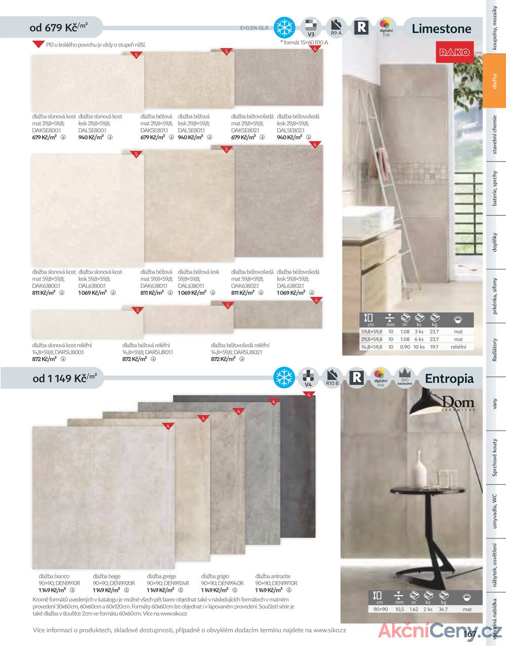 Leták Siko koupelny
platný do 31.12.2025 - strana 167