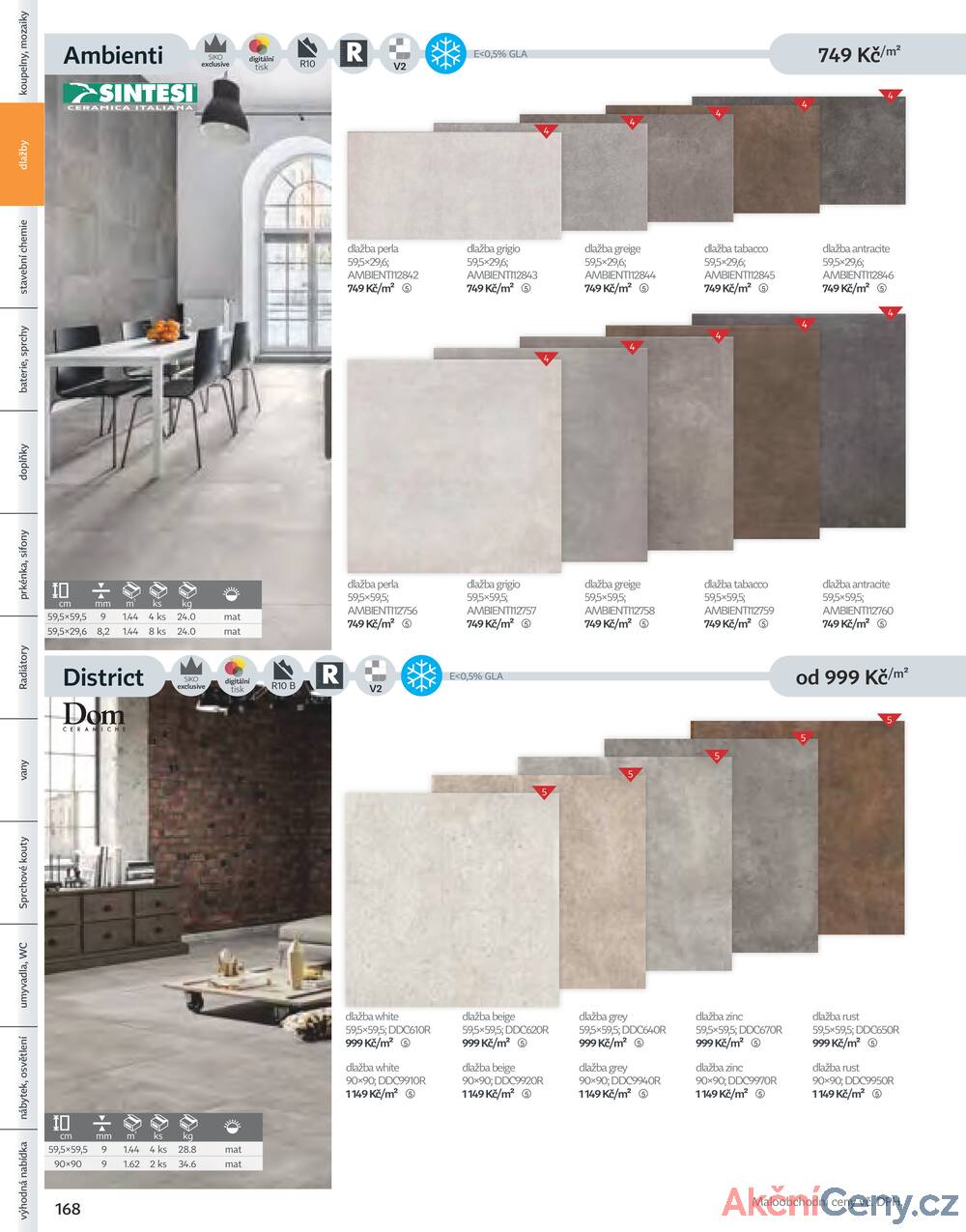 Leták Siko koupelny
platný do 31.12.2025 - strana 168