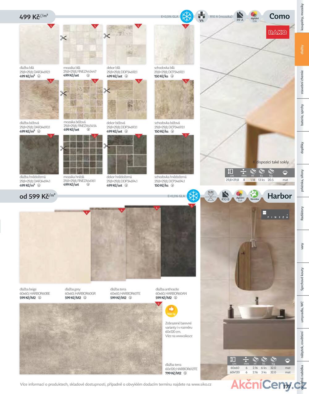 Leták Siko koupelny
platný do 31.12.2025 - strana 177