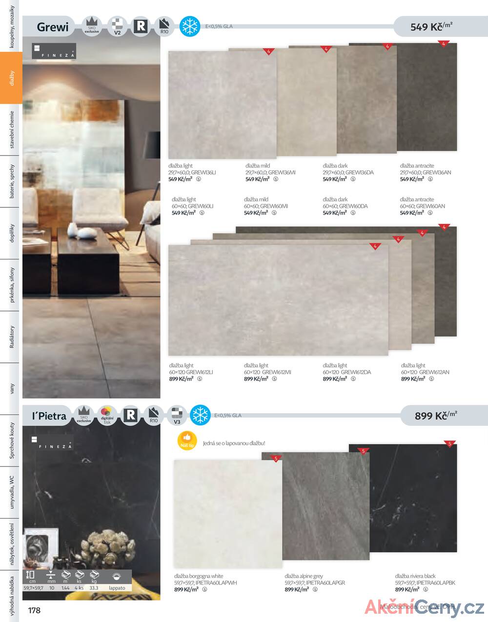 Leták Siko koupelny
platný do 31.12.2025 - strana 178