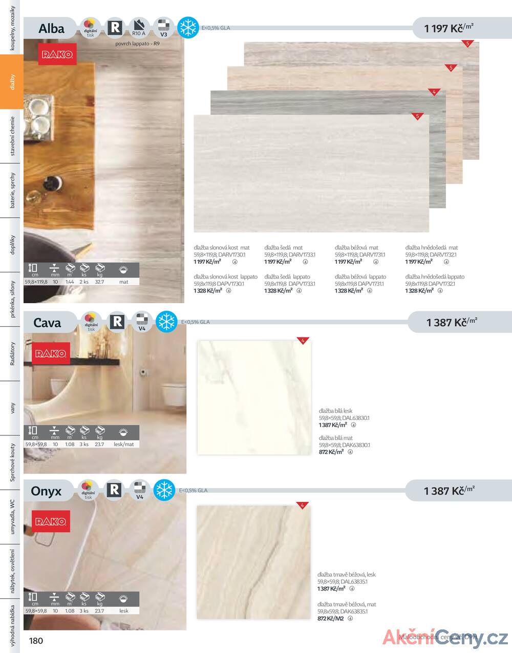 Leták Siko koupelny
platný do 31.12.2025 - strana 180