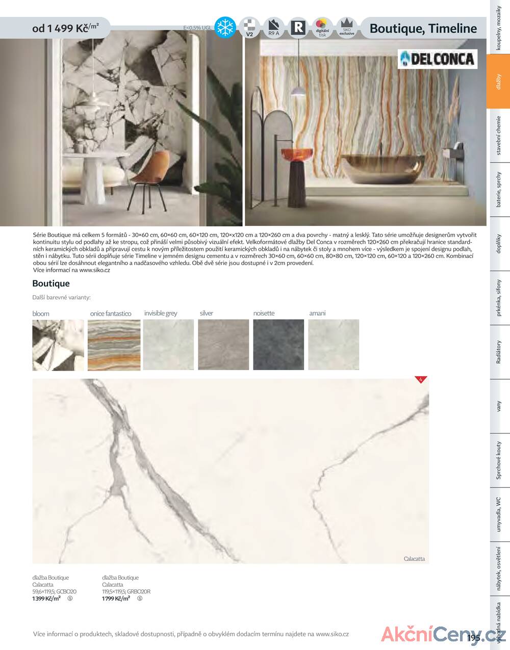 Leták Siko koupelny
platný do 31.12.2025 - strana 195