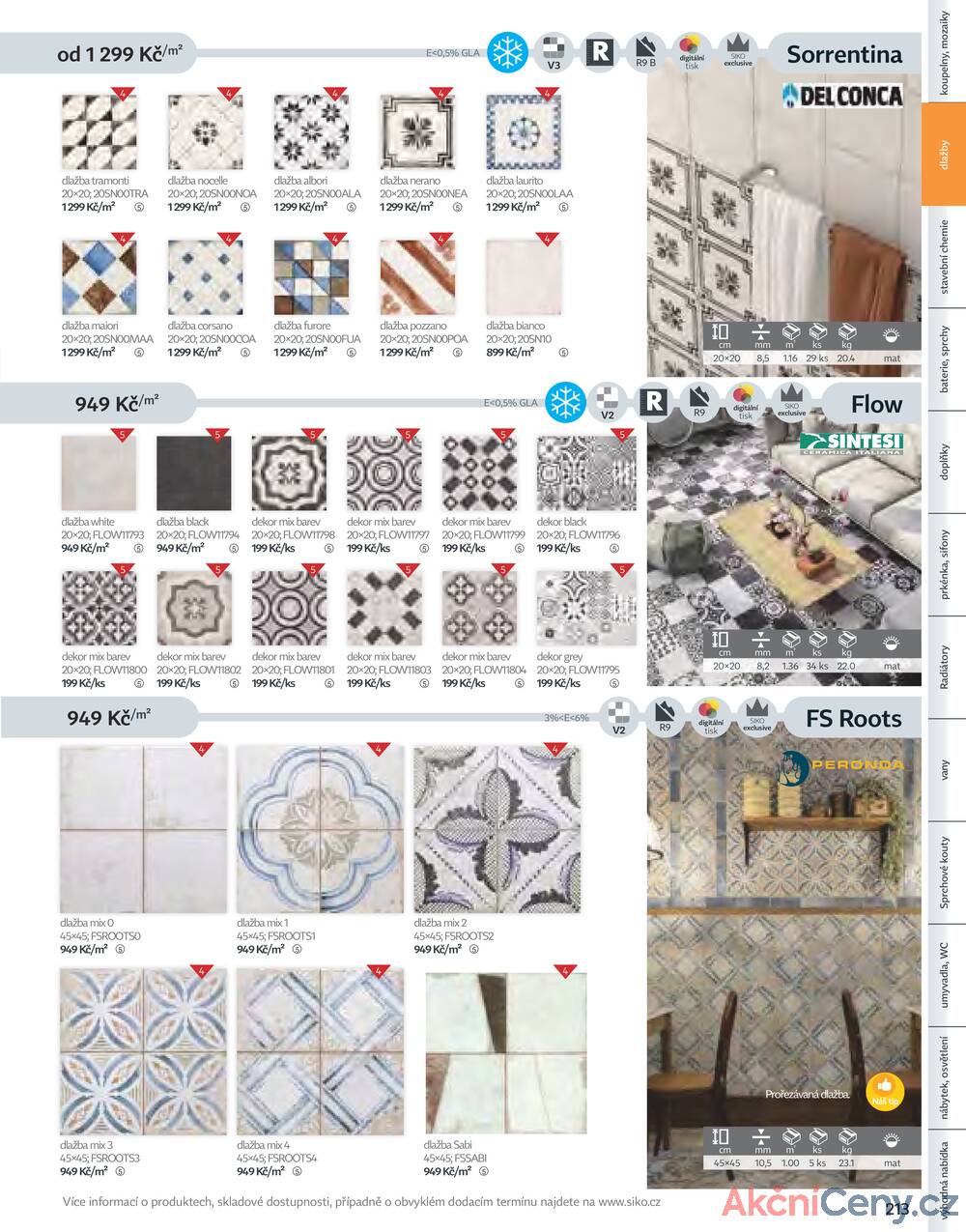 Leták Siko koupelny
platný do 31.12.2025 - strana 213