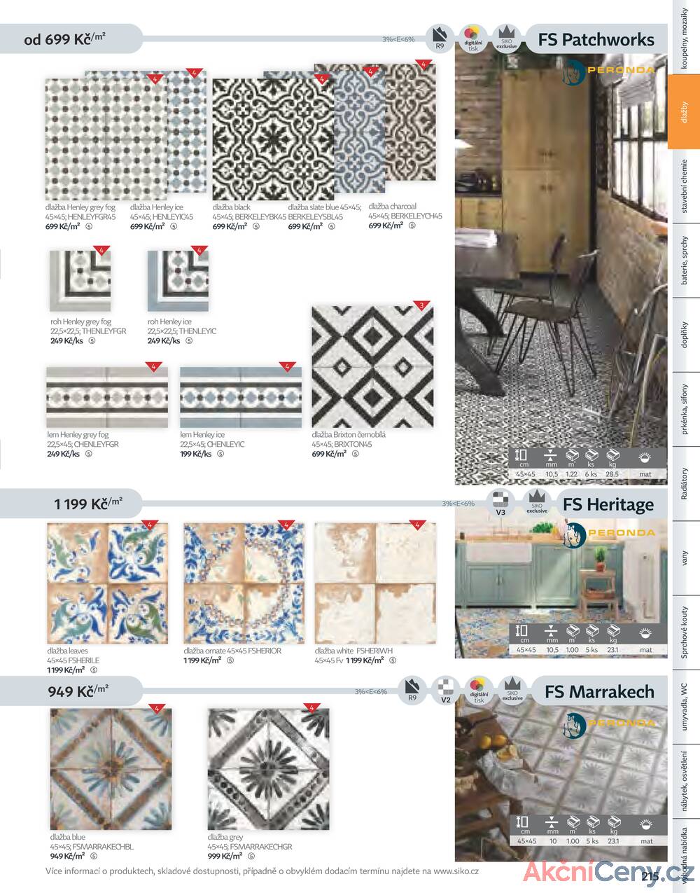 Leták Siko koupelny
platný do 31.12.2025 - strana 215