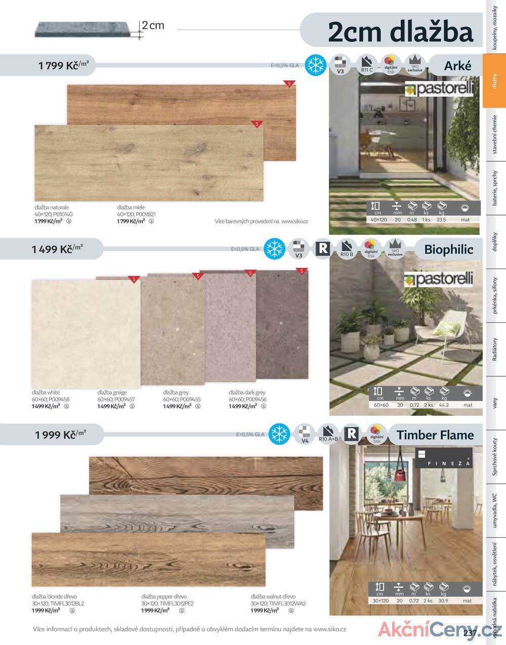 Leták Siko koupelny
platný do 31.12.2025 - strana 237