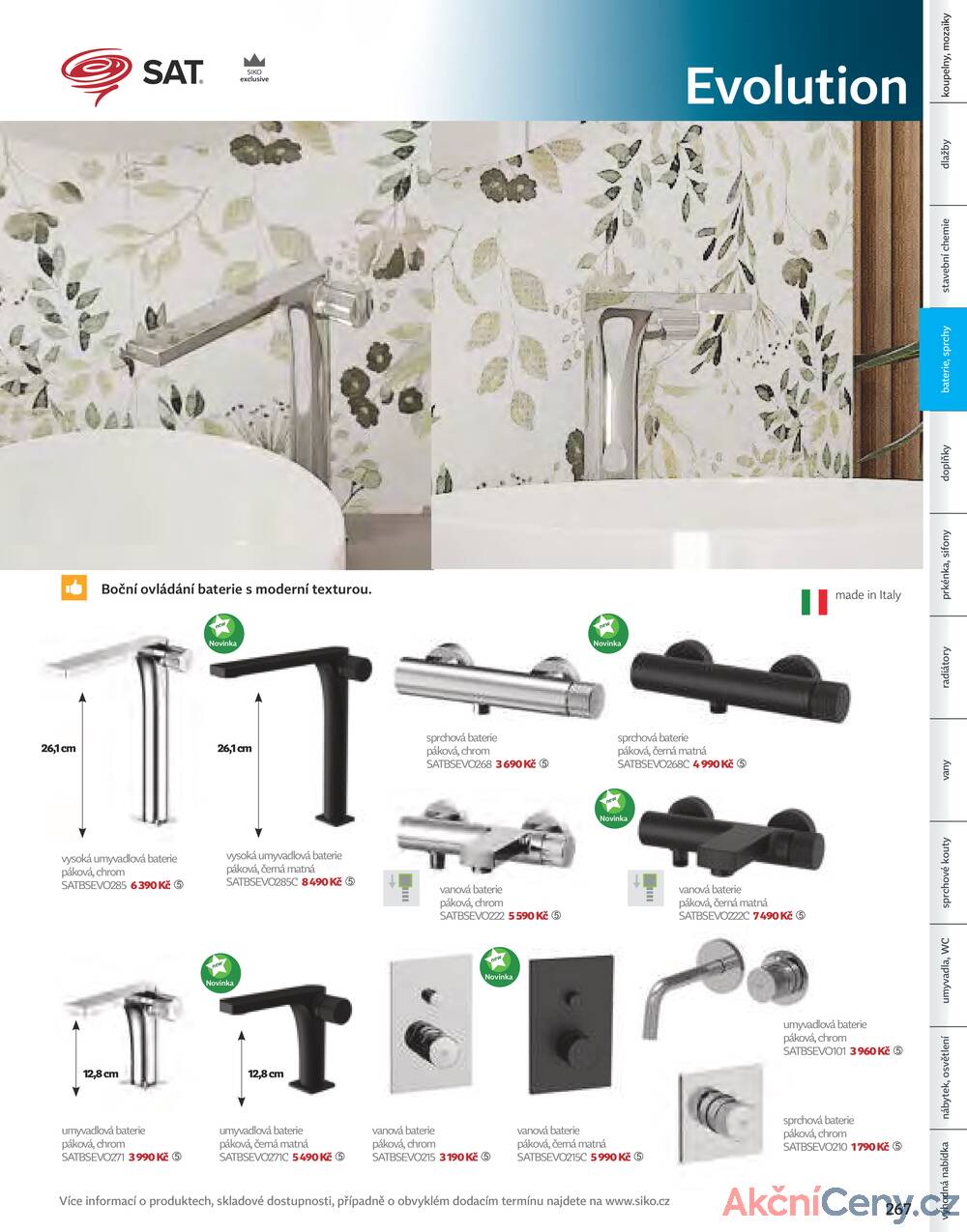 Leták Siko koupelny
platný do 31.12.2025 - strana 267