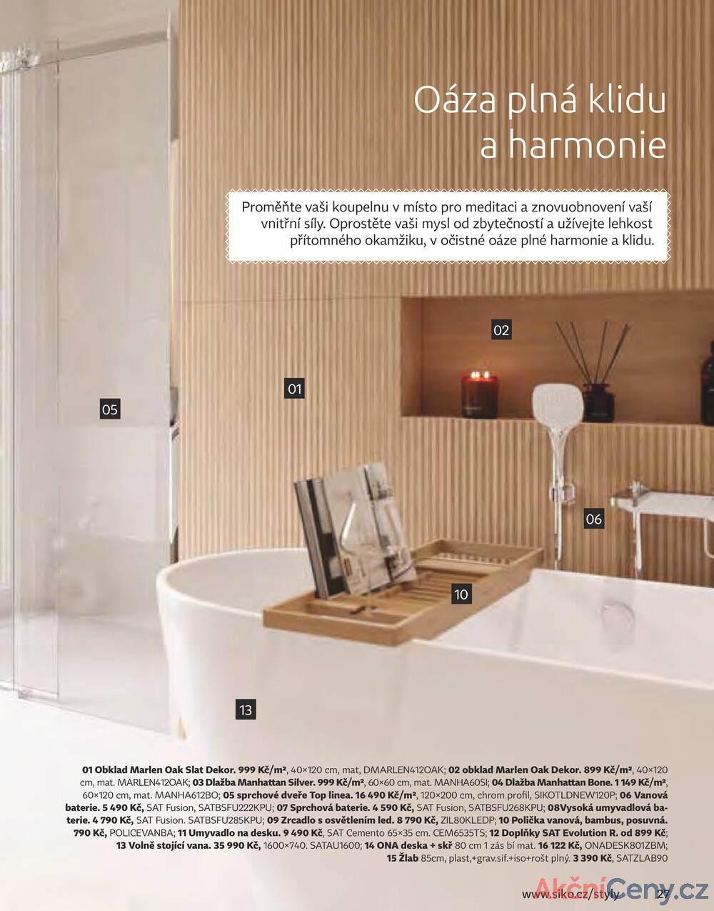 Leták Siko koupelny
platný do 31.12.2025 - strana 27