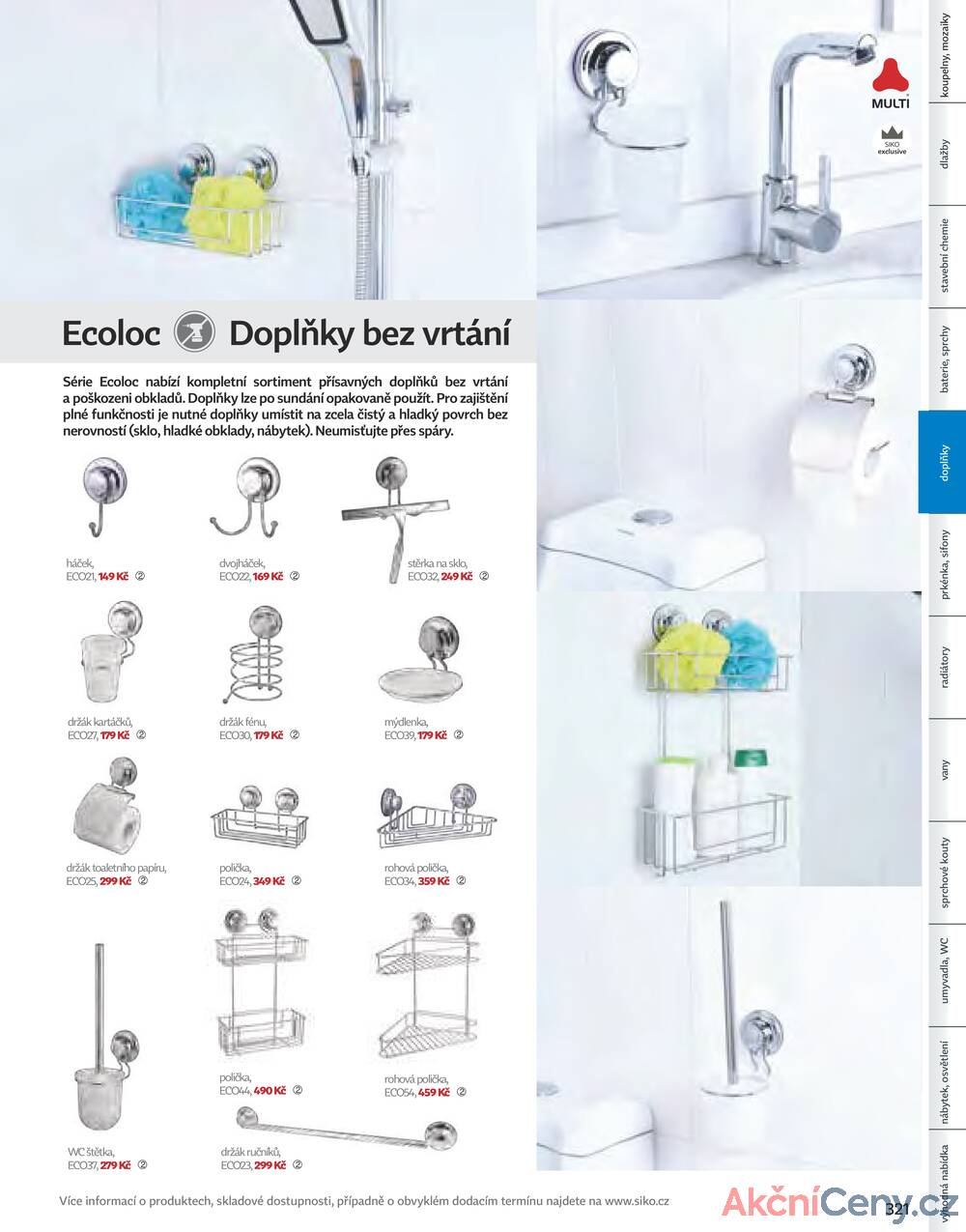 Leták Siko koupelny
platný do 31.12.2025 - strana 321
