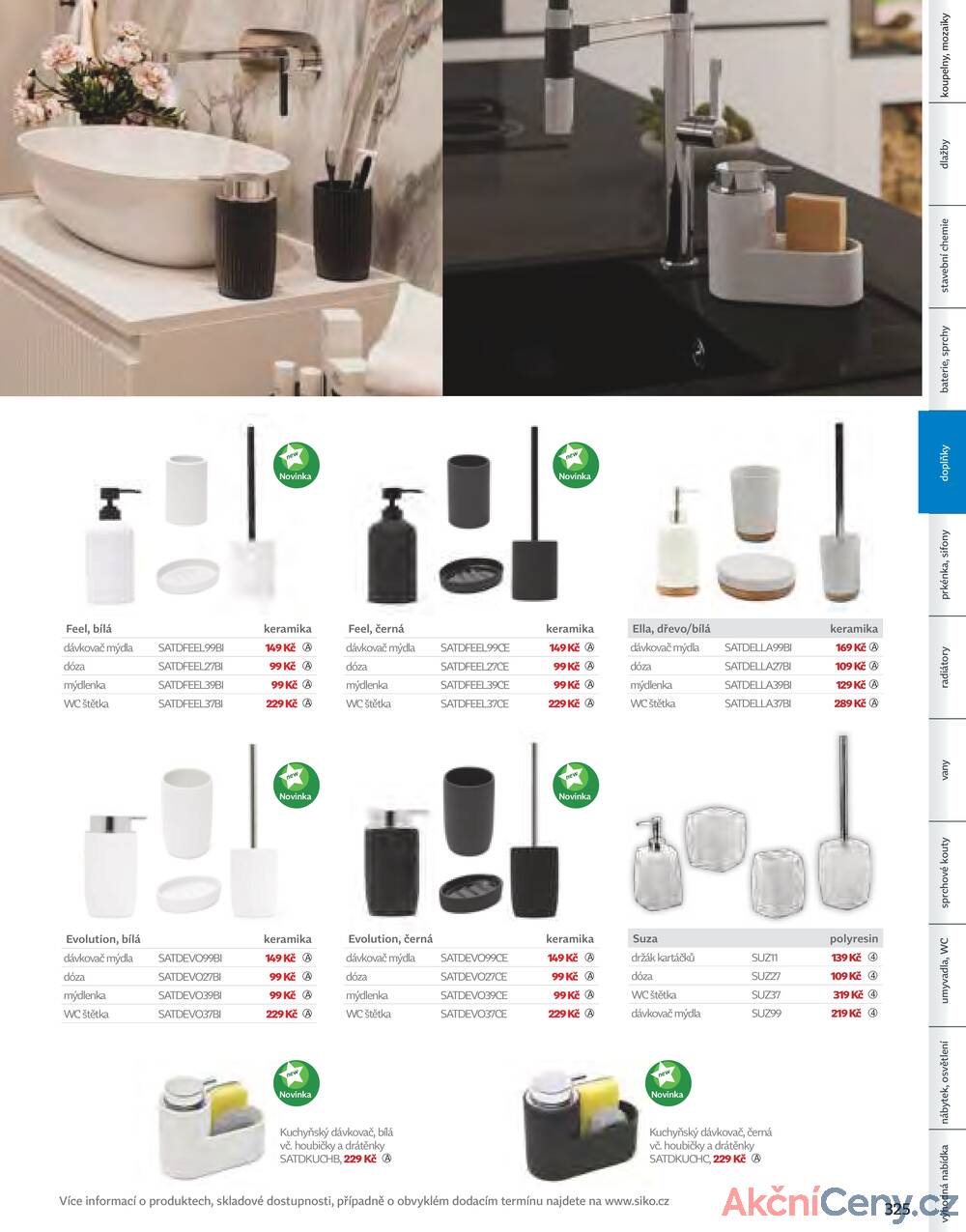 Leták Siko koupelny
platný do 31.12.2025 - strana 325