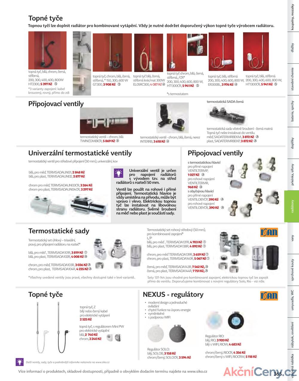 Leták Siko koupelny
platný do 31.12.2025 - strana 365