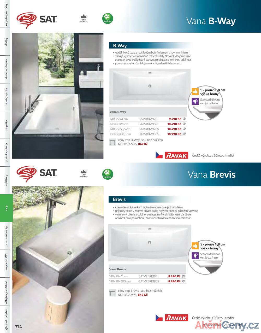 Leták Siko koupelny
platný do 31.12.2025 - strana 376