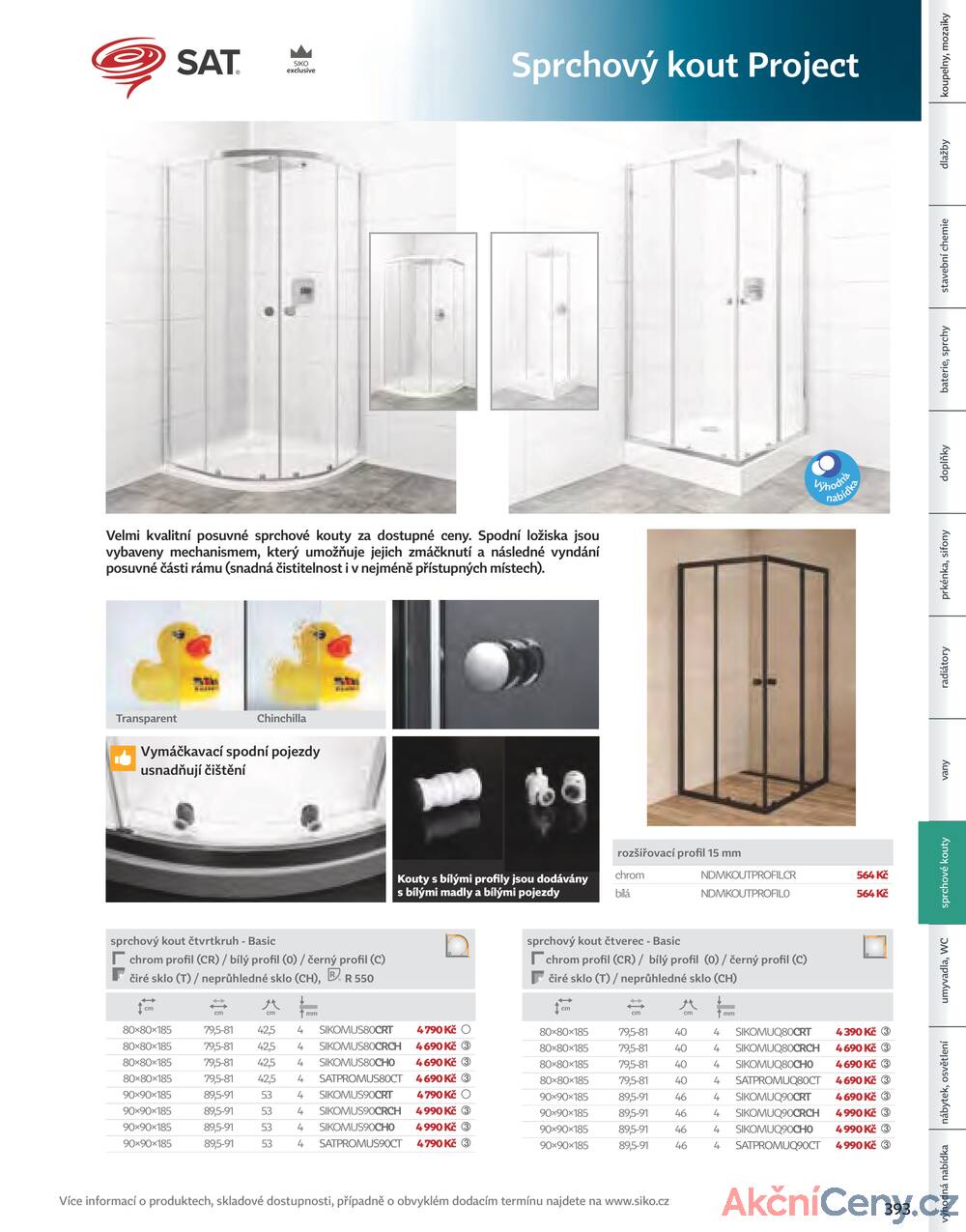 Leták Siko koupelny
platný do 31.12.2025 - strana 395
