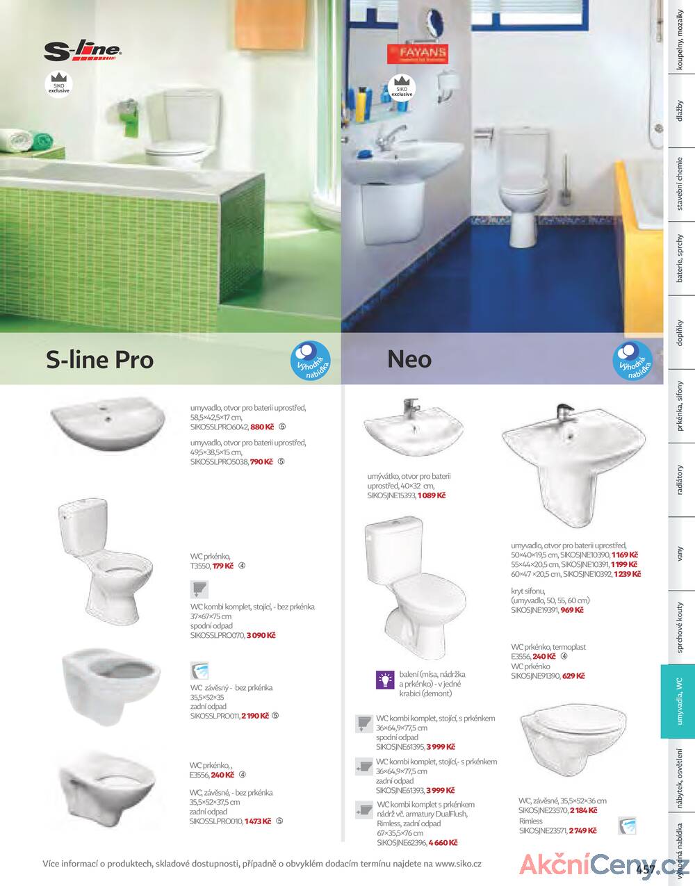 Leták Siko koupelny
platný do 31.12.2025 - strana 461