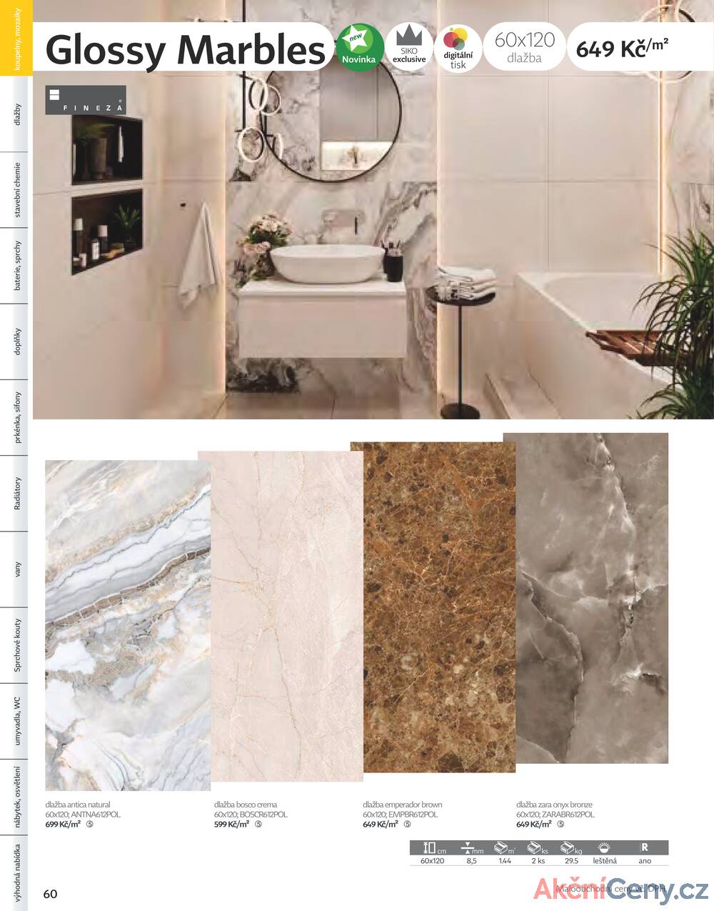 Leták Siko koupelny
platný do 31.12.2025 - strana 60