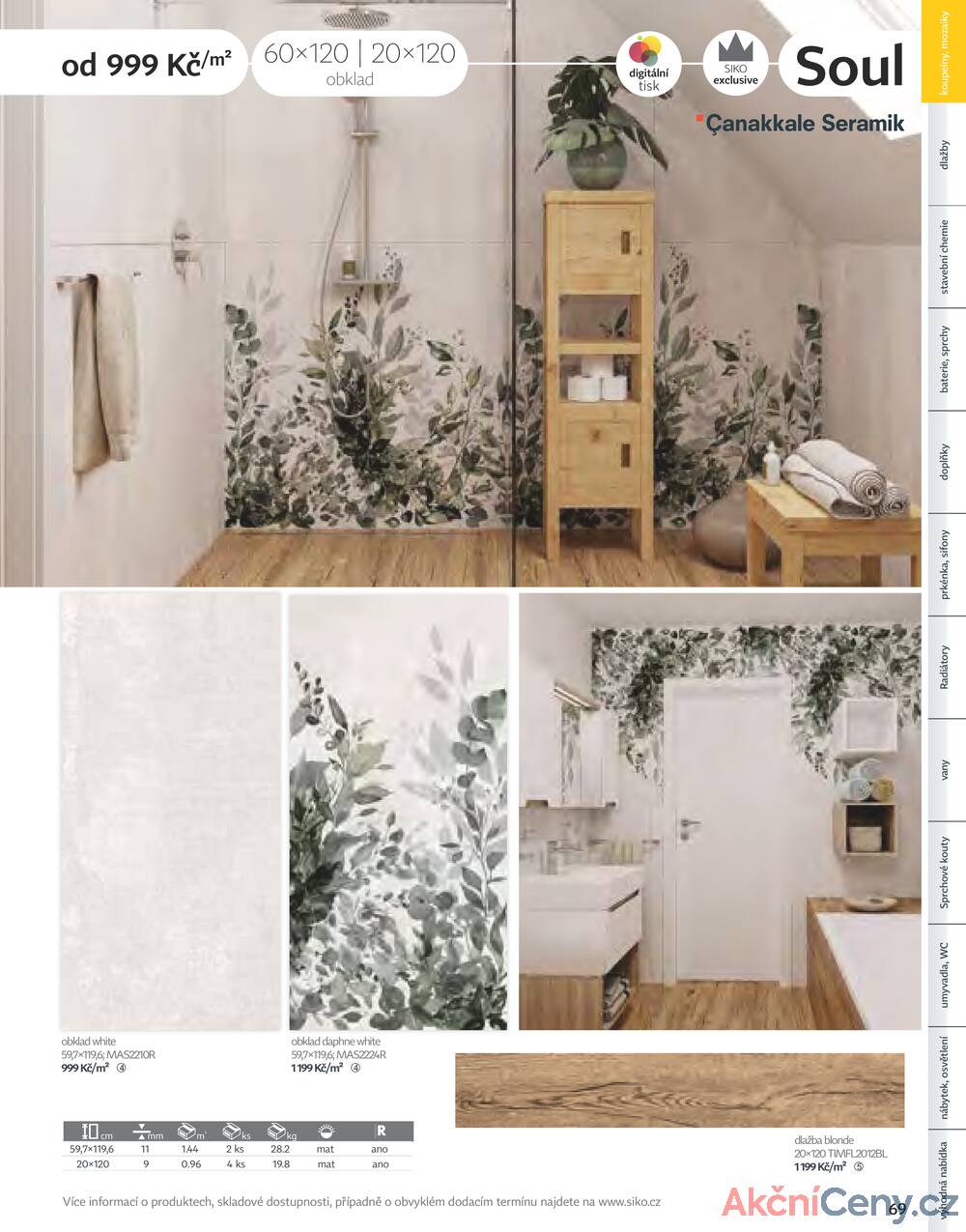 Leták Siko koupelny
platný do 31.12.2025 - strana 69