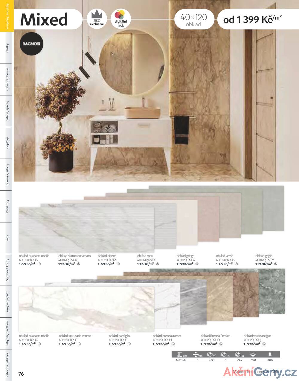 Leták Siko koupelny
platný do 31.12.2025 - strana 76
