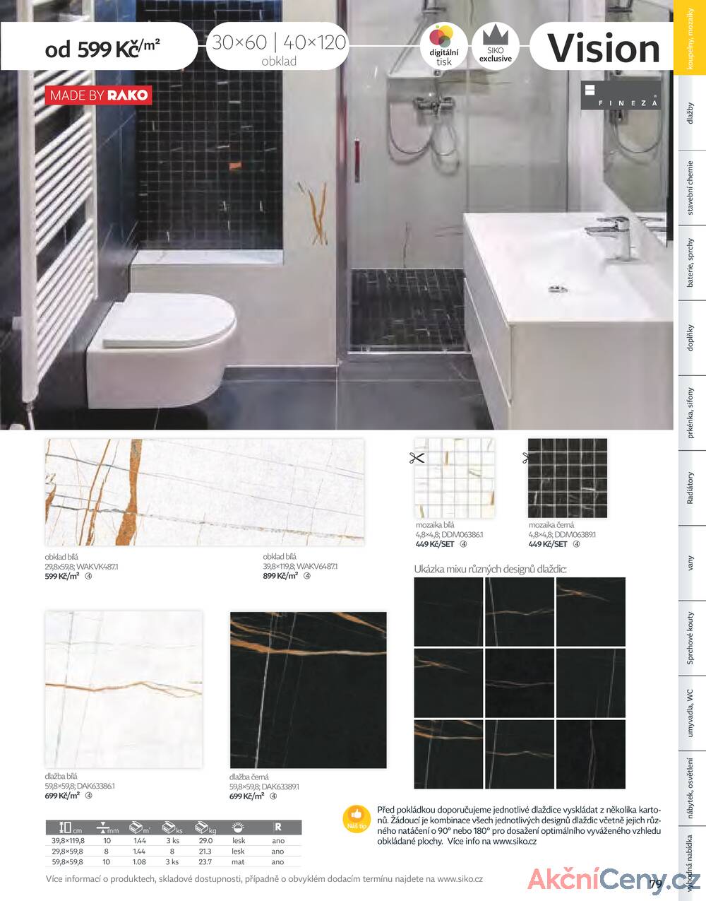 Leták Siko koupelny
platný do 31.12.2025 - strana 79