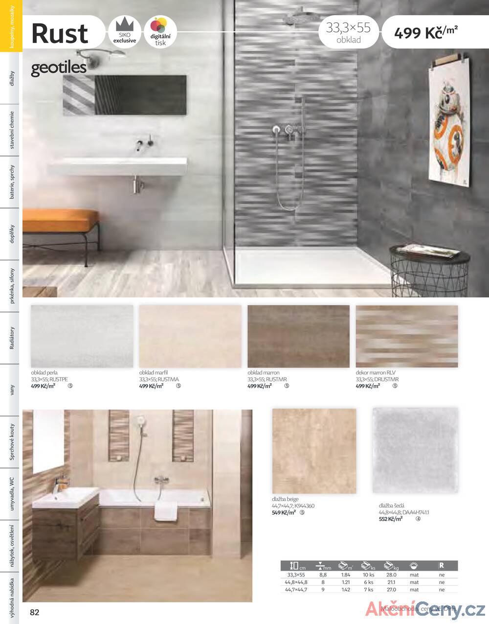 Leták Siko koupelny
platný do 31.12.2025 - strana 82