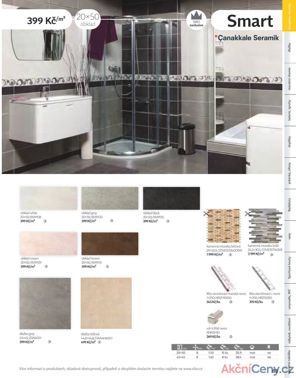 Leták Siko koupelny
platný do 31.12.2025 - strana 83