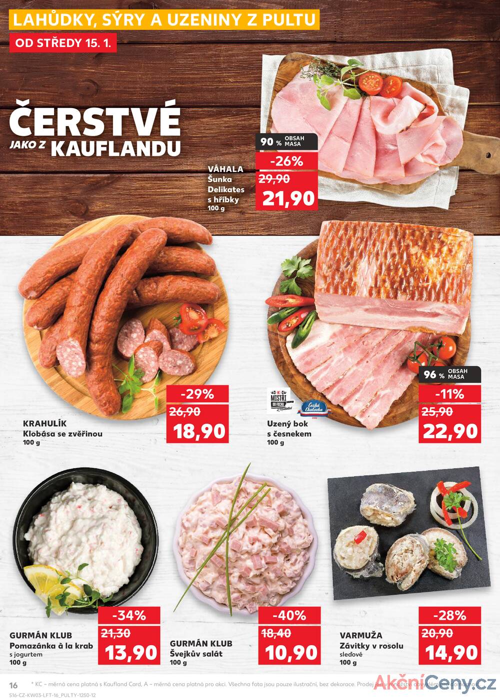 Leták Kaufland - Kaufland 15.1. - 21.1. - Kaufland - Kuřim - strana 16