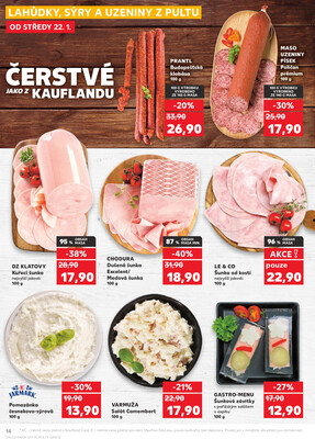 Kaufland 22.1. - 28.1. - Kaufland - Chrudim