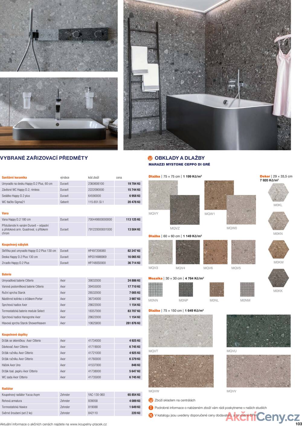 Leták Koupelny Ptáček
		  platný do 31.12.2025 - strana 103