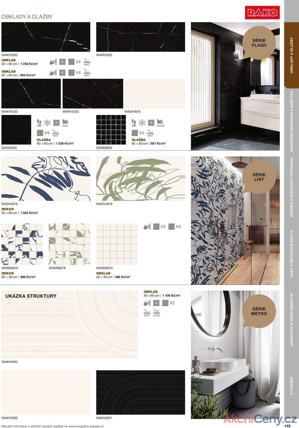 Leták Koupelny Ptáček
		  platný do 31.12.2025 - strana 143