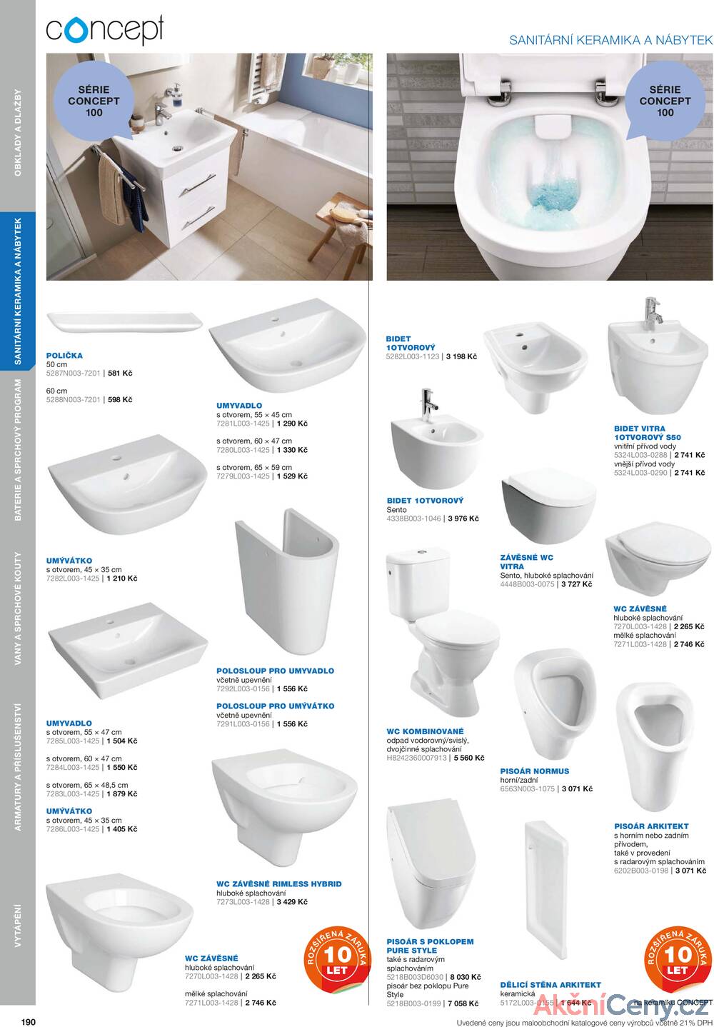 Leták Koupelny Ptáček
		  platný do 31.12.2025 - strana 190