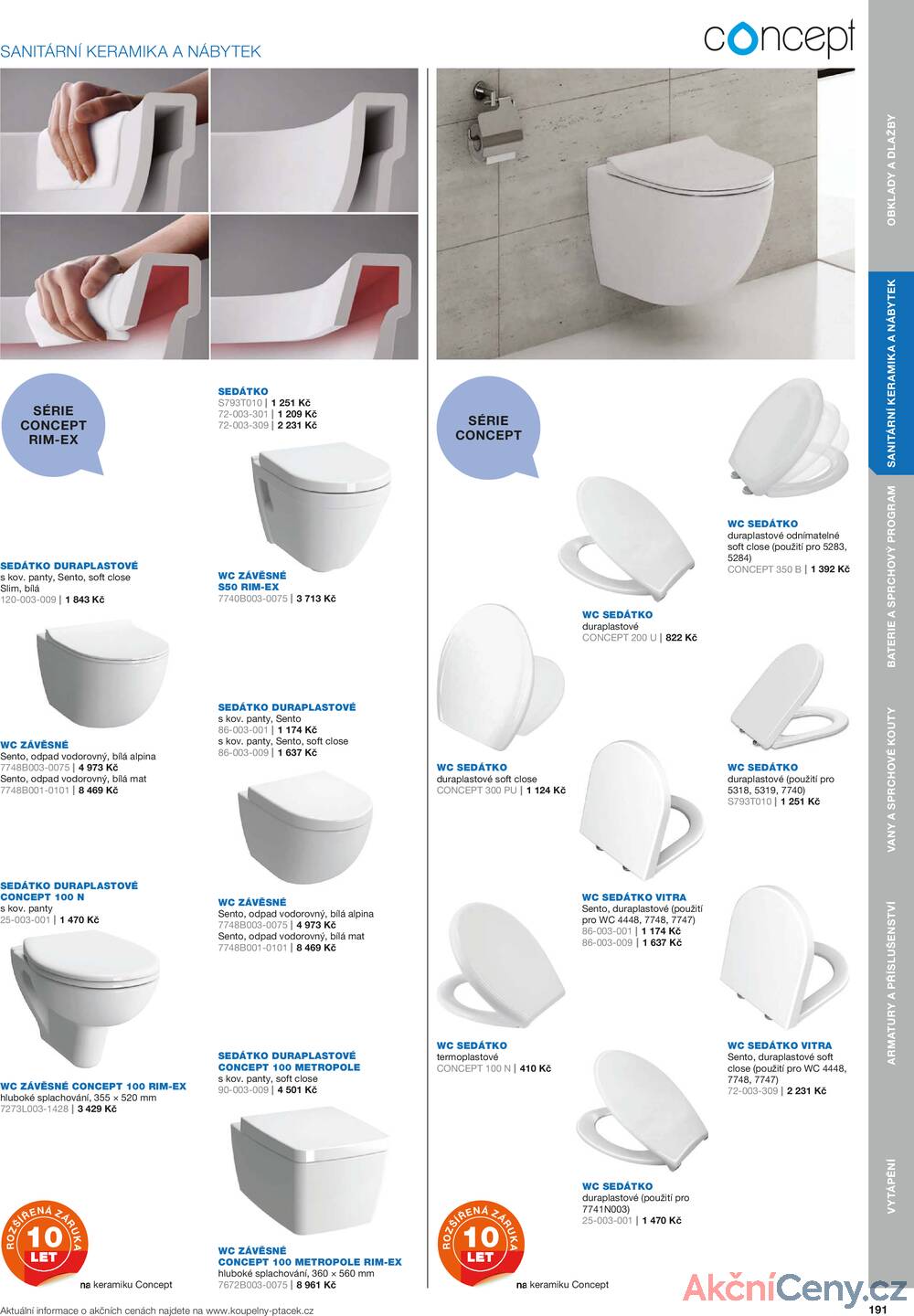 Leták Koupelny Ptáček
		  platný do 31.12.2025 - strana 191