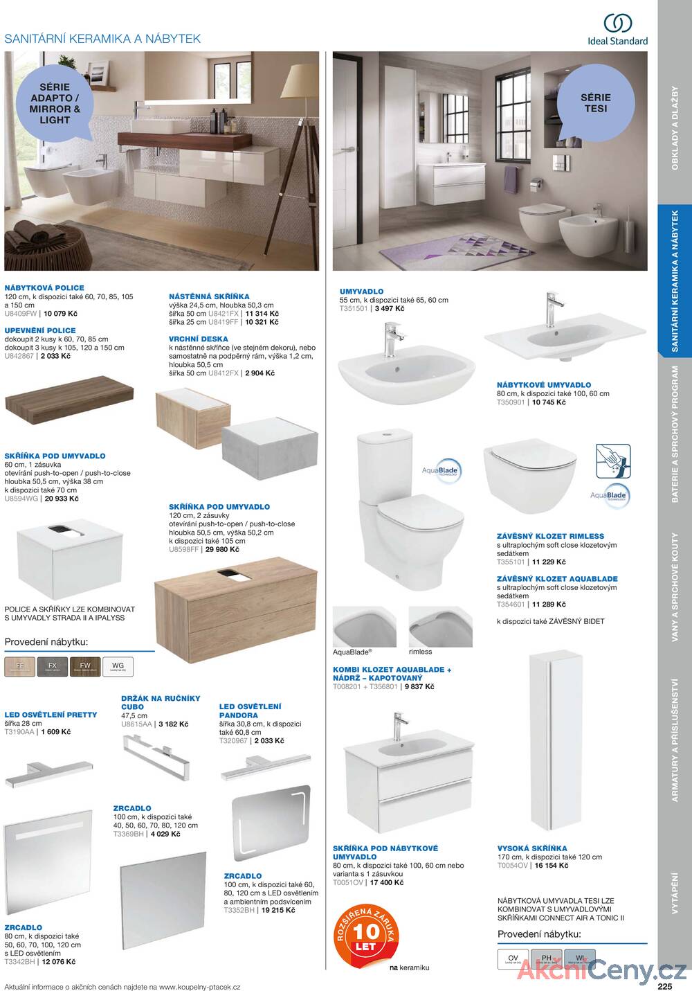 Leták Koupelny Ptáček
		  platný do 31.12.2025 - strana 225