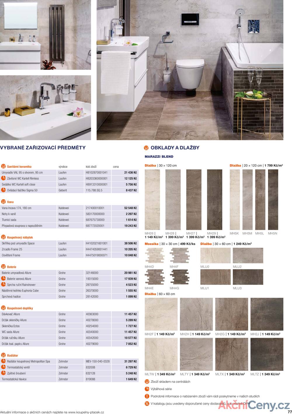 Leták Koupelny Ptáček
		  platný do 31.12.2025 - strana 77