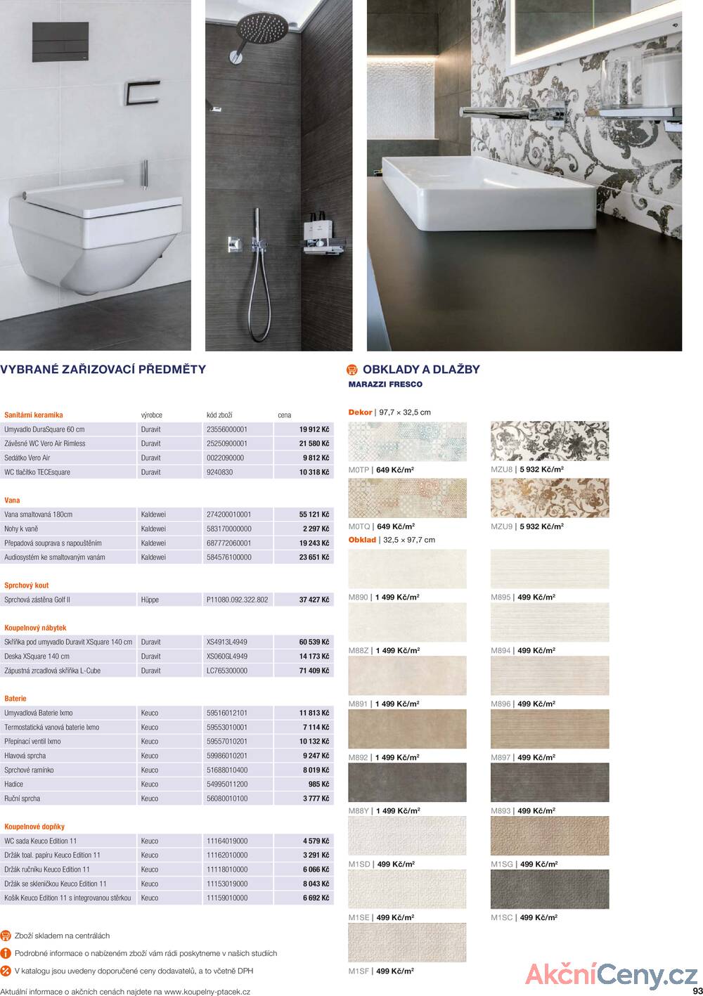 Leták Koupelny Ptáček
		  platný do 31.12.2025 - strana 93