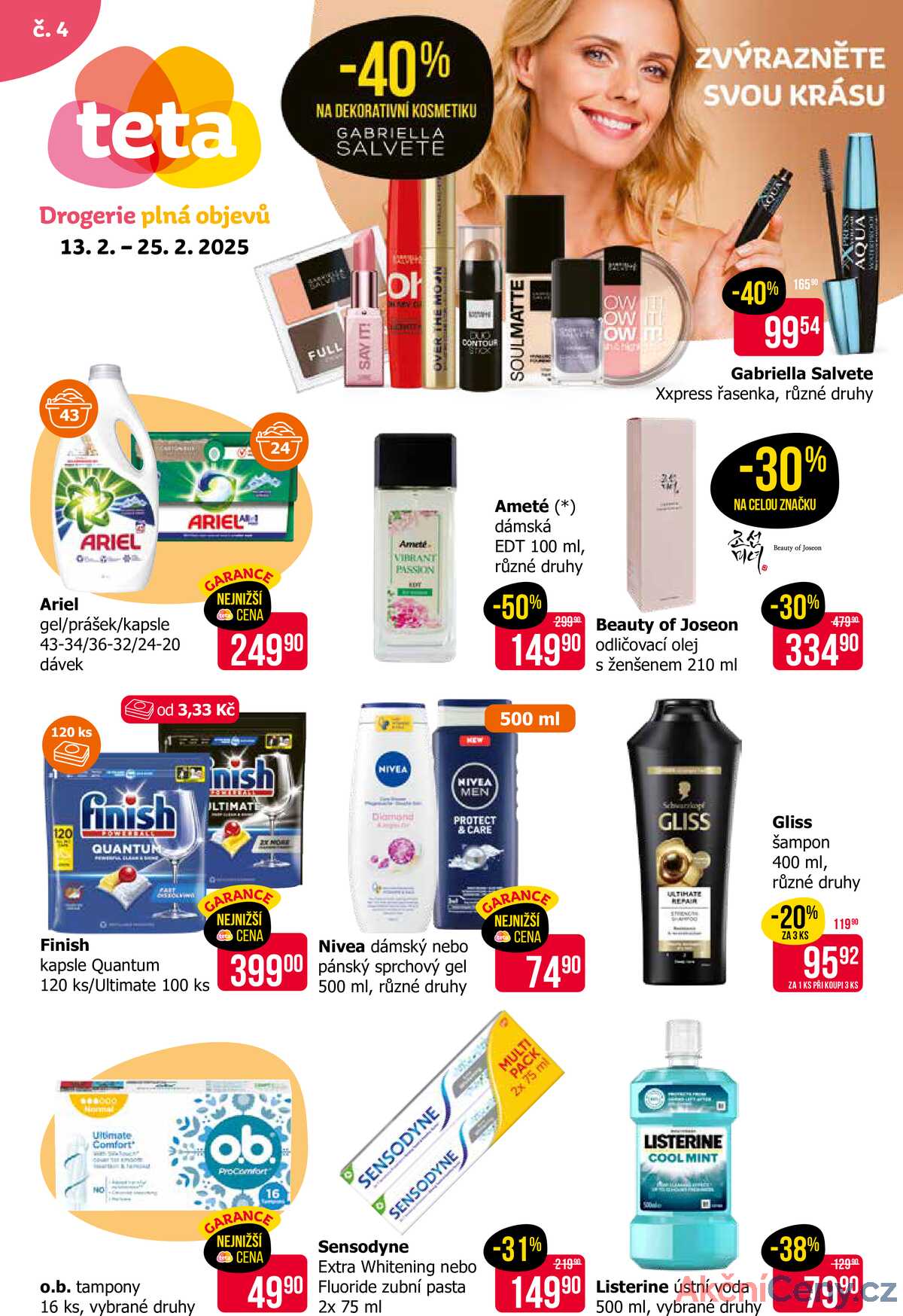Teta drogerie  od 13.2. do 25.2.2025 strana 1