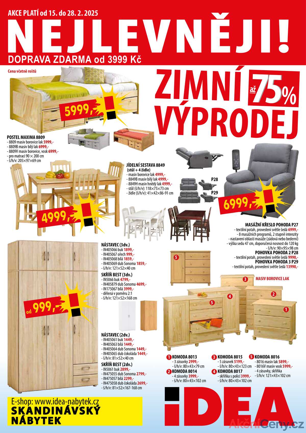 IDEA nábytek od 15.2. do 28.2.2025 strana 1