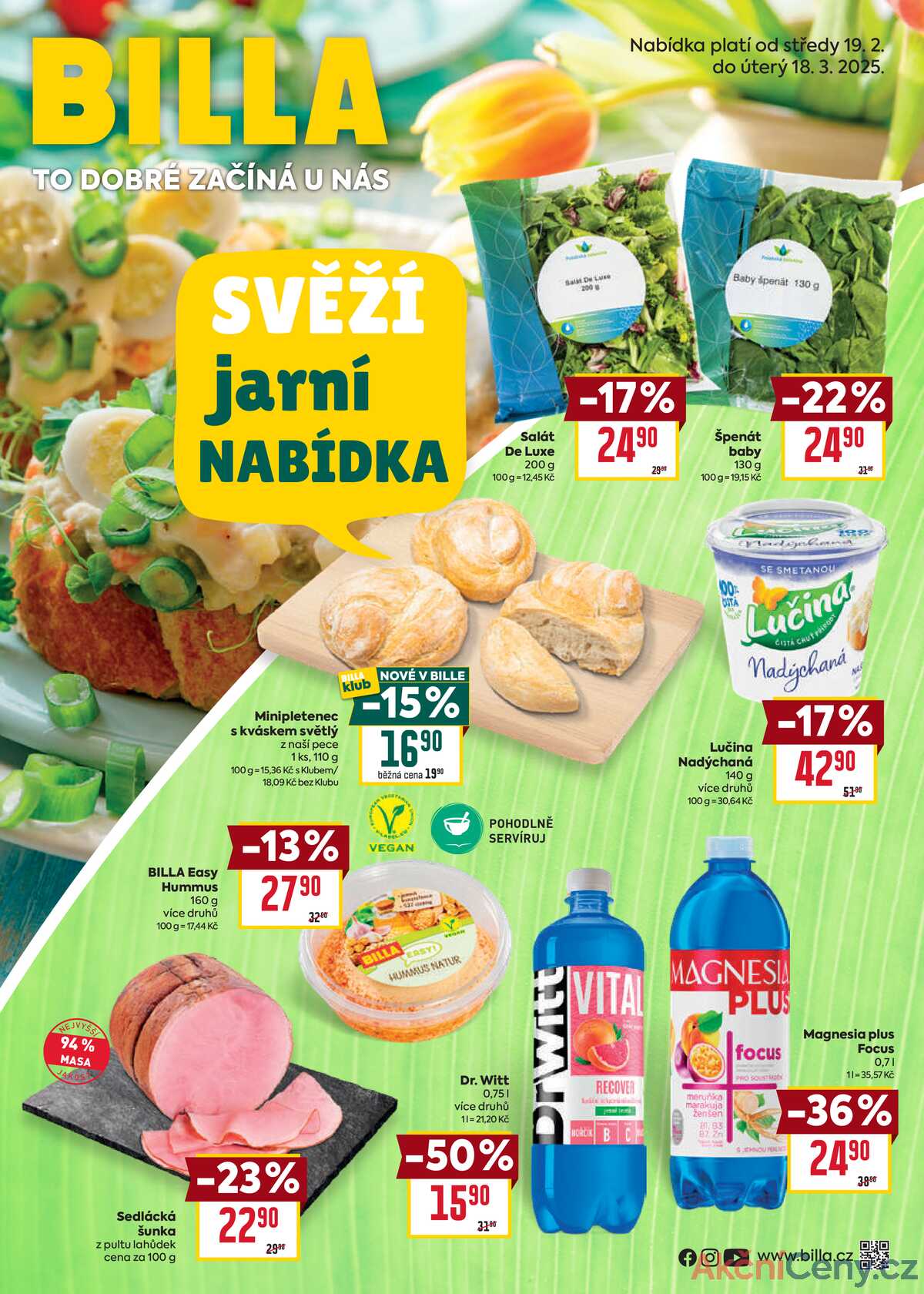 Billa katalog Jaro od 19.2. do 18.3.2025 strana 1