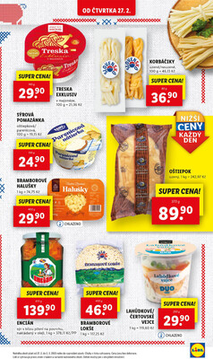 Lidl Čtvrtek od 27.2. do 2.3.2025