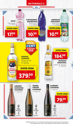 Lidl Čtvrtek od 27.2. do 2.3.2025