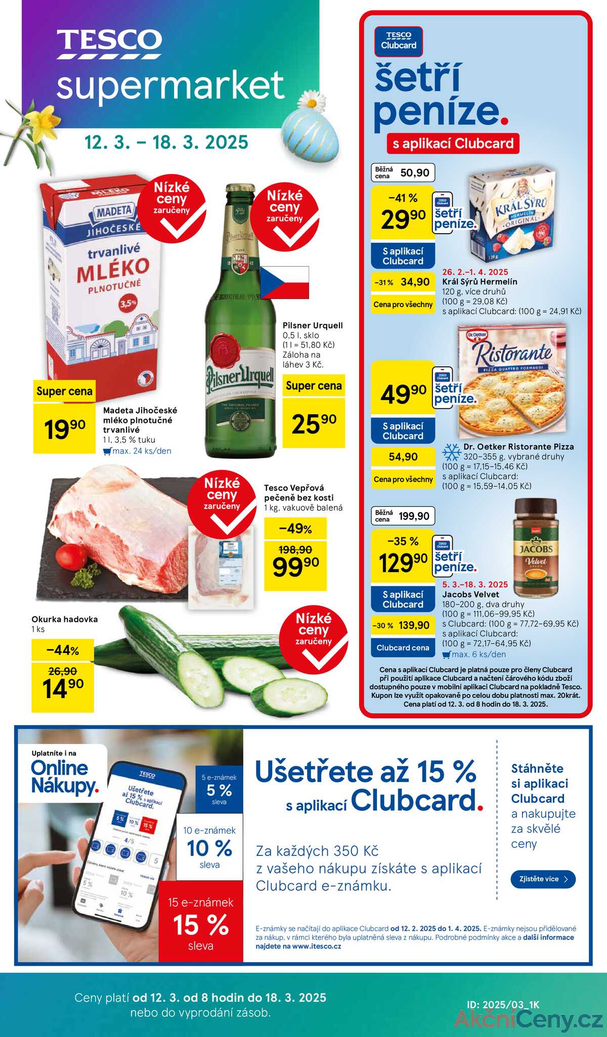 Tesco supermarkety od 12.3. do 18.3.2025 strana 1
