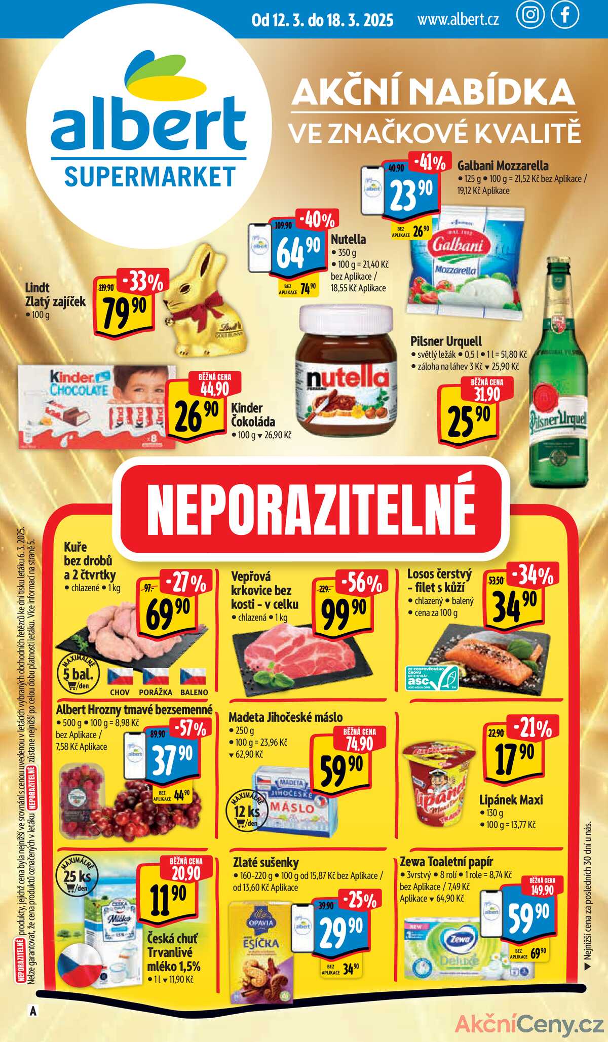 Albert Supermarket od 12.3. do 18.3.2025 strana 1