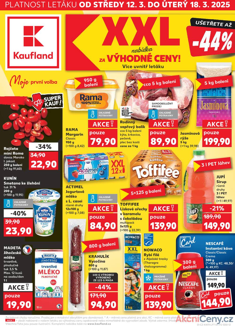 Leták Kaufland - Kaufland 12.3. - 18.3. - Kaufland - Prachatice - strana 1