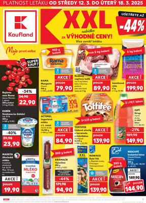 Leták Kaufland 12.3. - 18.3. - Kaufland - Kutná Hora