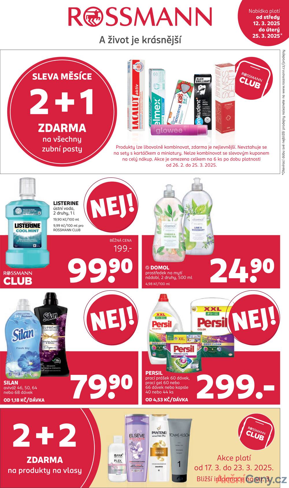 Leták ROSSMANN - Rossmann od 12.3. do 25.3.2025 - strana 1