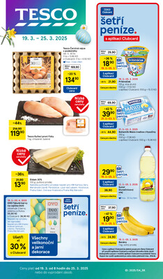 Tesco malé hypermarkety od 19.3. do 25.3.2025