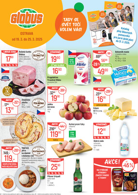 Akční leták Globus 19.3. - 25.3.2025 - Globus Ostrava